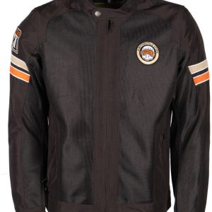 Helston’s Blouson Elron Mesh marron/orange/beige