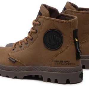 Palladium Pampa Hi (92352) leather brown